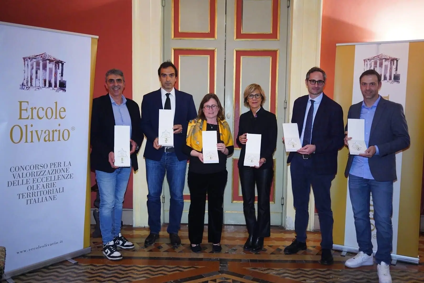 Premiazione Ercole Olivario con Terre Caudine tra i vincitori